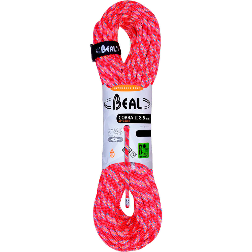 Beal cuerda escalada COBRA DCVR UNICORE vista frontal