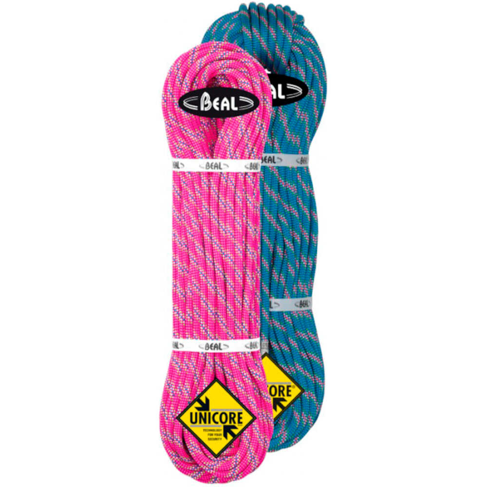 Beal cuerda escalada COBRA II 8.6MM 2x60M vista frontal