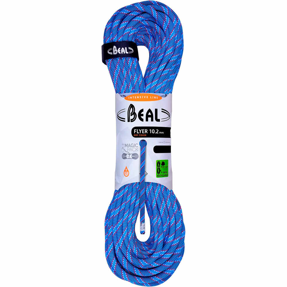 Beal cuerda escalada FLYER DCVR vista frontal