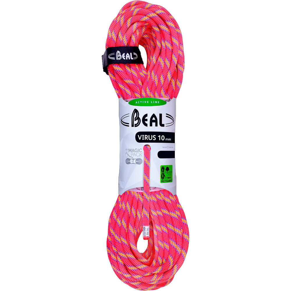 Beal cuerda escalada VIRUS vista frontal