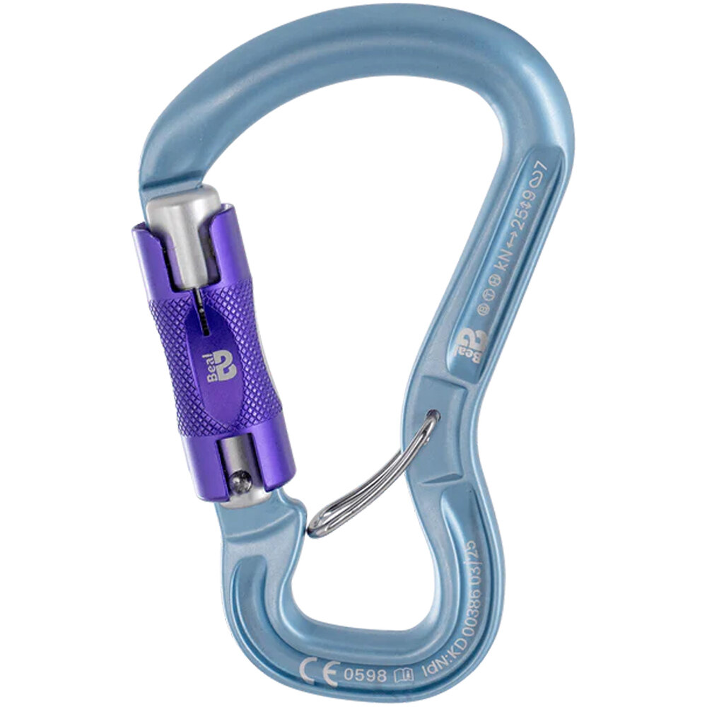 Beal mosquetón seguridad CONNECTOR ORIENT EXPRESS BI MATIC MATT vista frontal