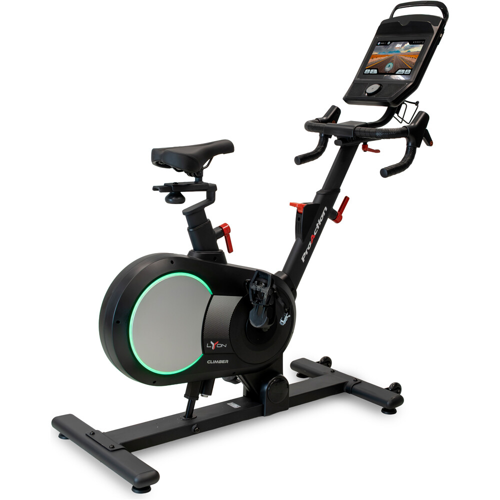 Bh bicicleta spinning LYON CLIMBER Multimedia vista frontal