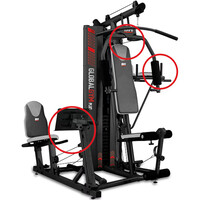 Bh multiestación musculación GLOBAL GYM Black 04