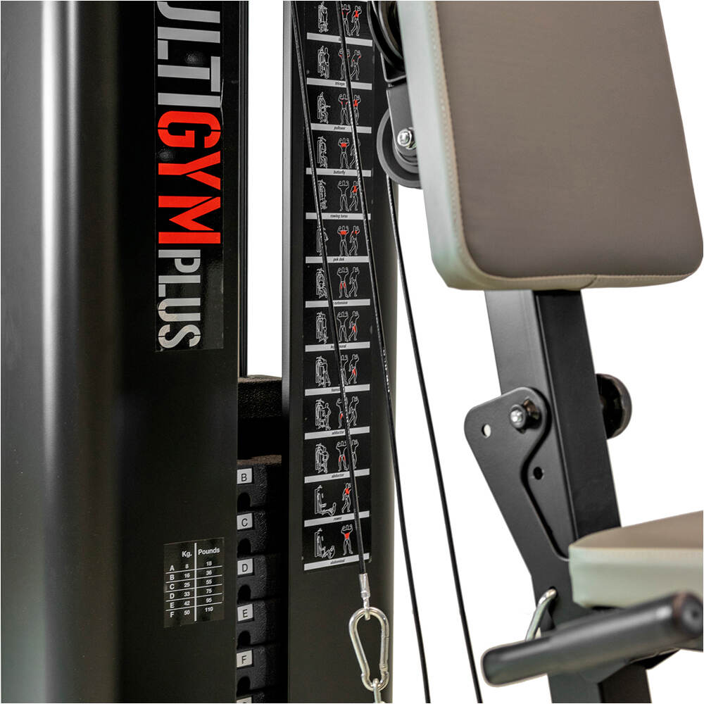 Bh multiestación musculación MULTIGYM PLUS Black 07