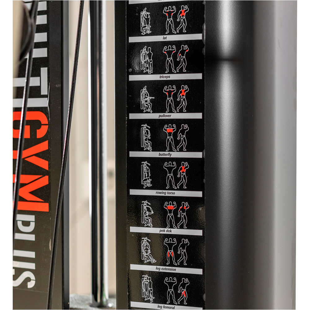 Bh multiestación musculación MULTIGYM PLUS Black 09