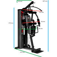 Bh multiestación musculación MULTIGYM PLUS Black 16
