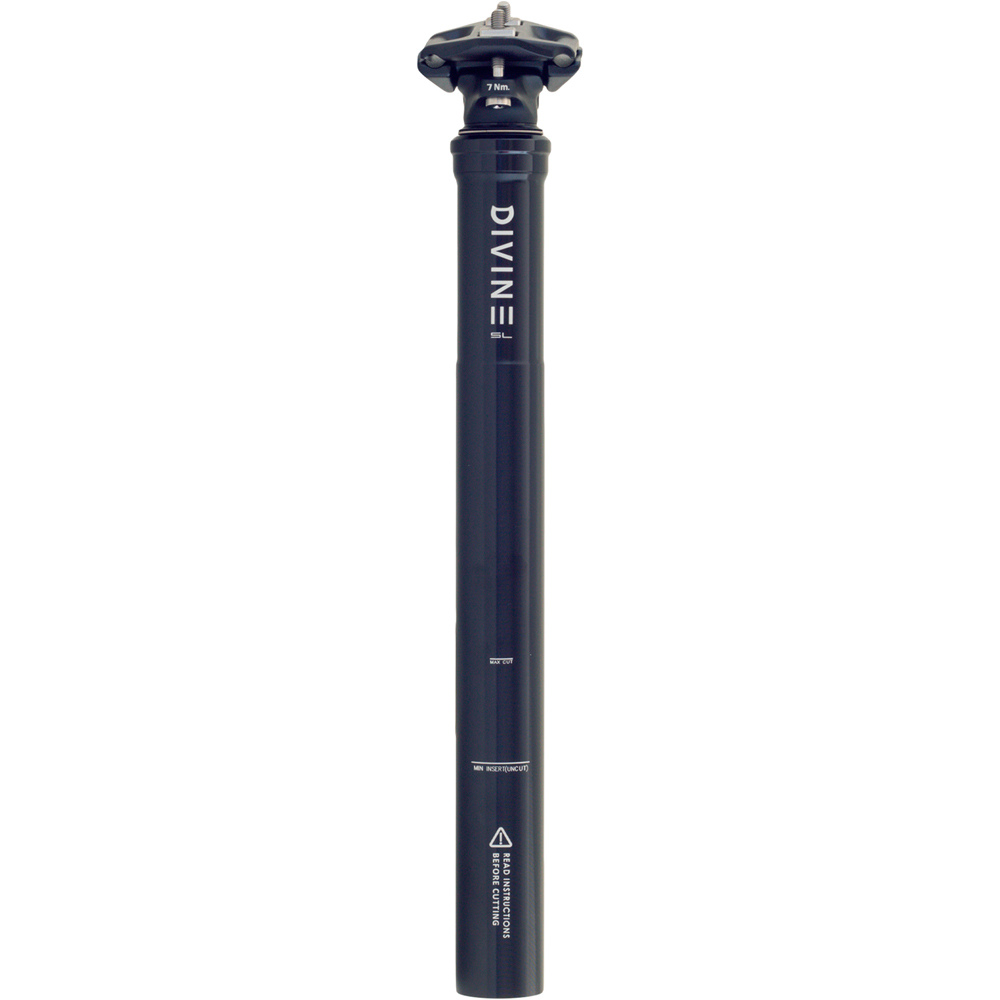 Bikeyoke tija sillín T.TELESC DIVINE SL 31.6/ 80 vista frontal