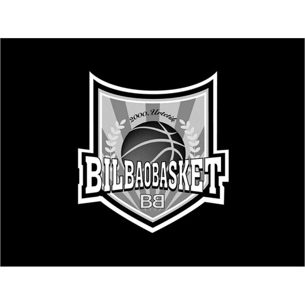 Bilbao Bask merchandaising equipos de fútbol oficiales BANDERA BILBAO BASKET vista frontal
