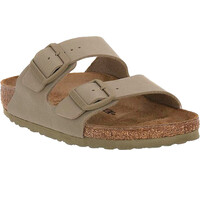 Birkenstock zueco mujer Arizona BF Faded Khaki lateral interior
