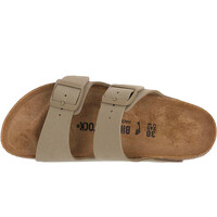 Birkenstock zueco mujer Arizona BF Faded Khaki vista superior