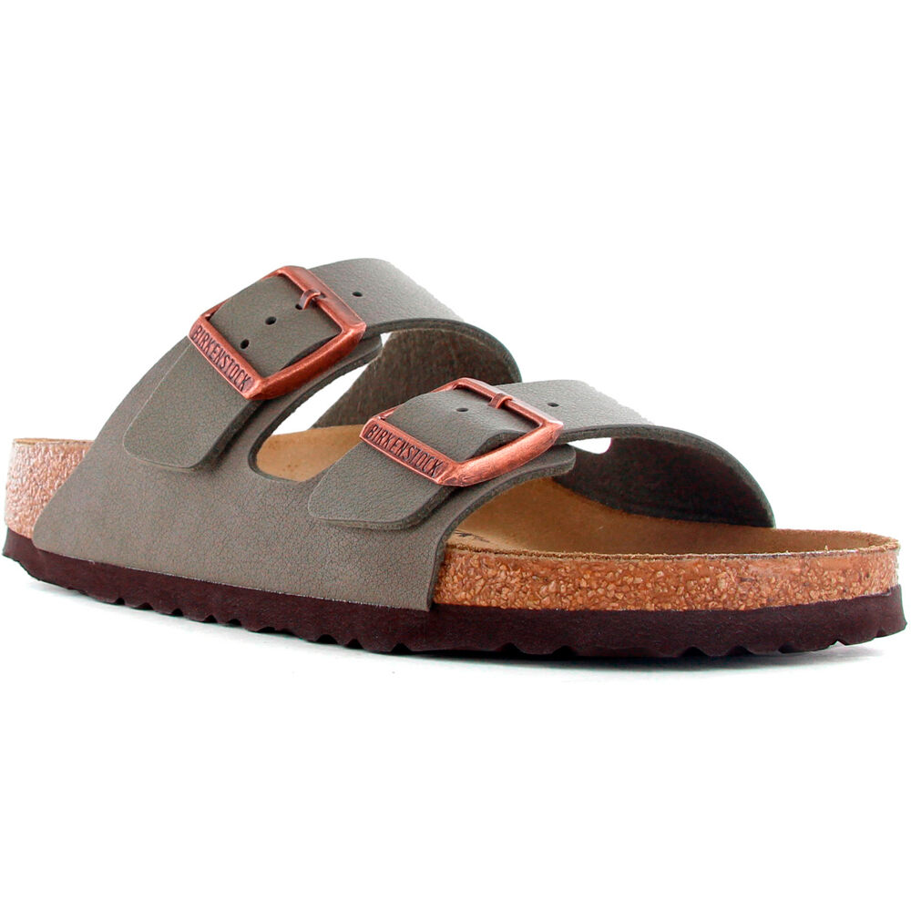 Birkenstock zueco mujer Arizona BFBC Stone lateral interior