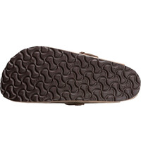 Birkenstock zueco mujer Boston LEOI Tabacco Brown lateral interior