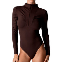 Black Limba Body Largo Lycra Mujer Beret vista frontal