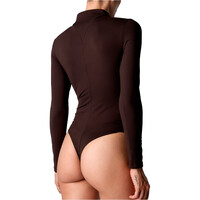 Black Limba Body Largo Lycra Mujer Beret vista trasera