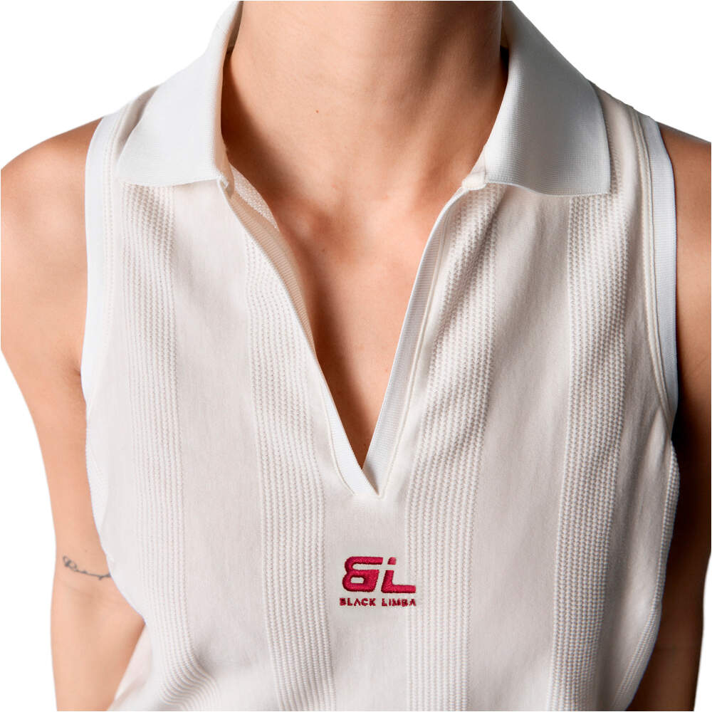 Black Limba camiseta tirantes fitness mujer Betty vista detalle