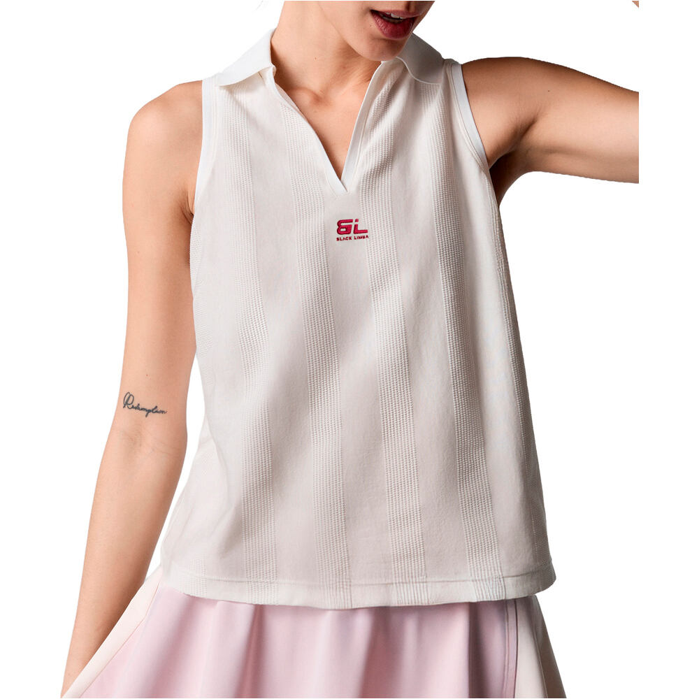 Black Limba camiseta tirantes fitness mujer Betty vista frontal