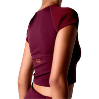 Black Limba camiseta tirantes fitness mujer PedalPower vista trasera