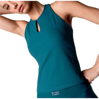 Black Limba camiseta tirantes fitness mujer Top deportivo Tempo vista frontal