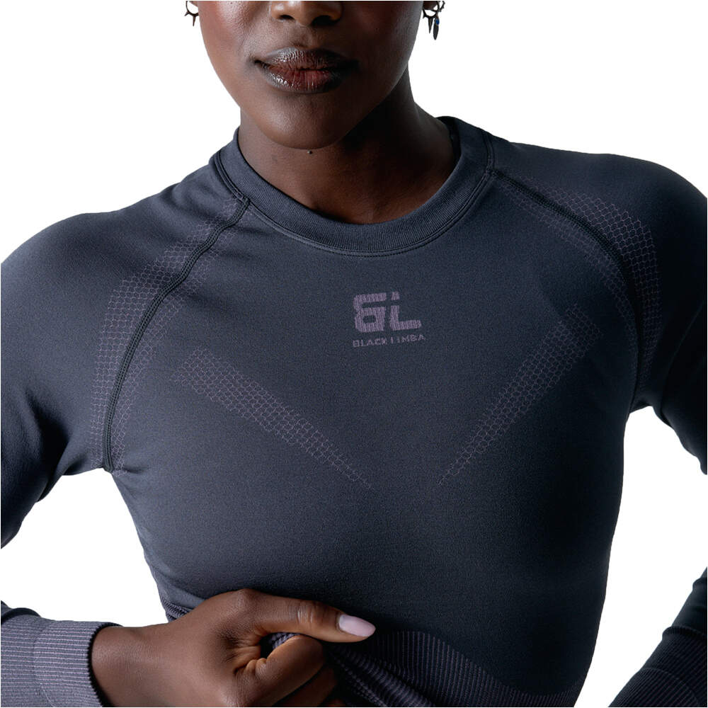 Black Limba camisetas fitness mujer Flex motion 04
