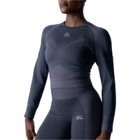 Black Limba camisetas fitness mujer Flex motion vista frontal