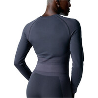 Black Limba camisetas fitness mujer Flex motion vista trasera