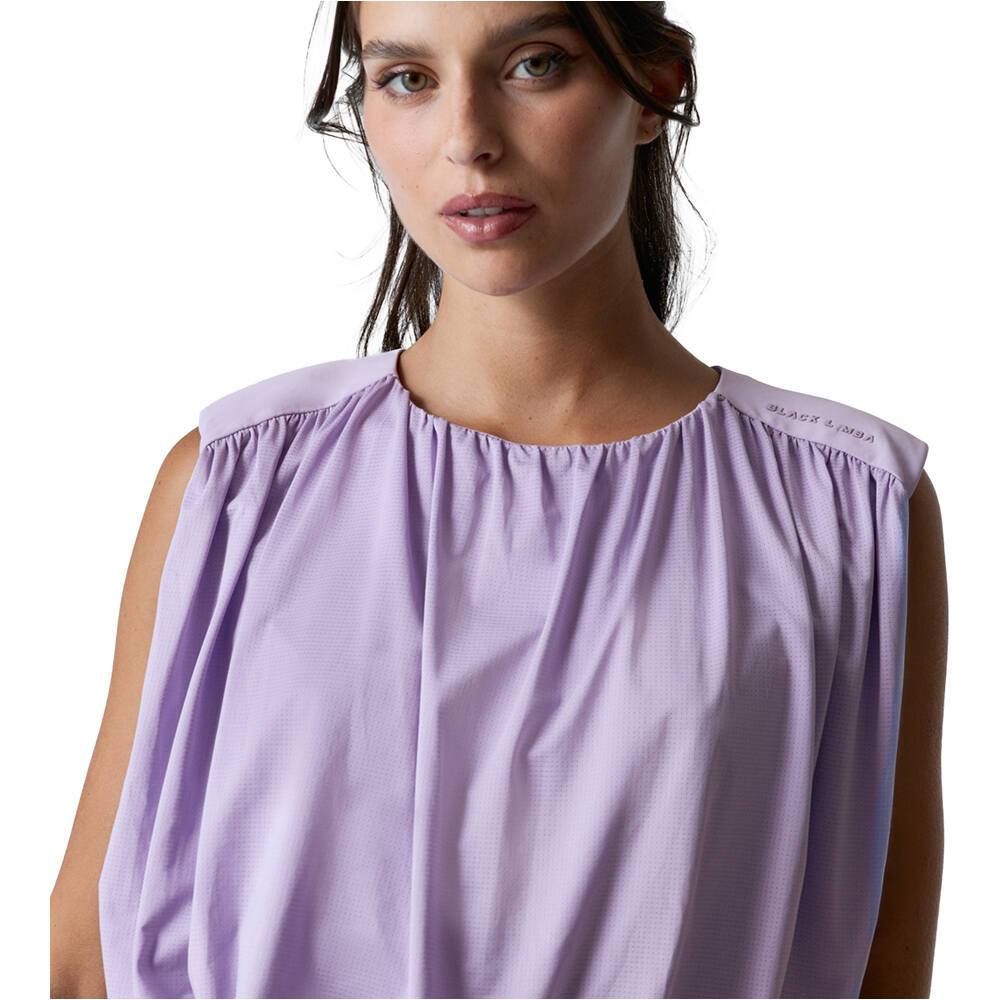 Black Limba camisetas fitness mujer Gather vista detalle