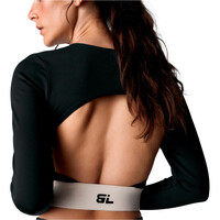 Black Limba camisetas fitness mujer Orlis vista trasera