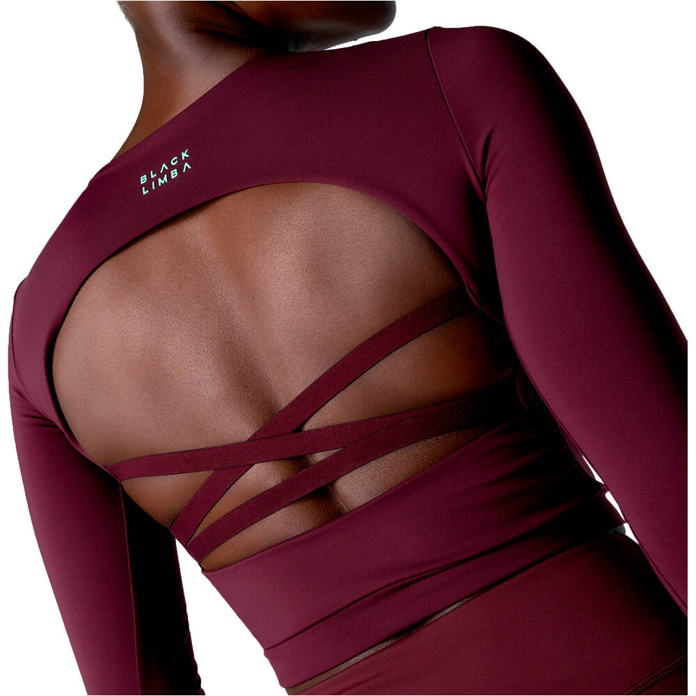 Black Limba camisetas fitness mujer Relya vista detalle