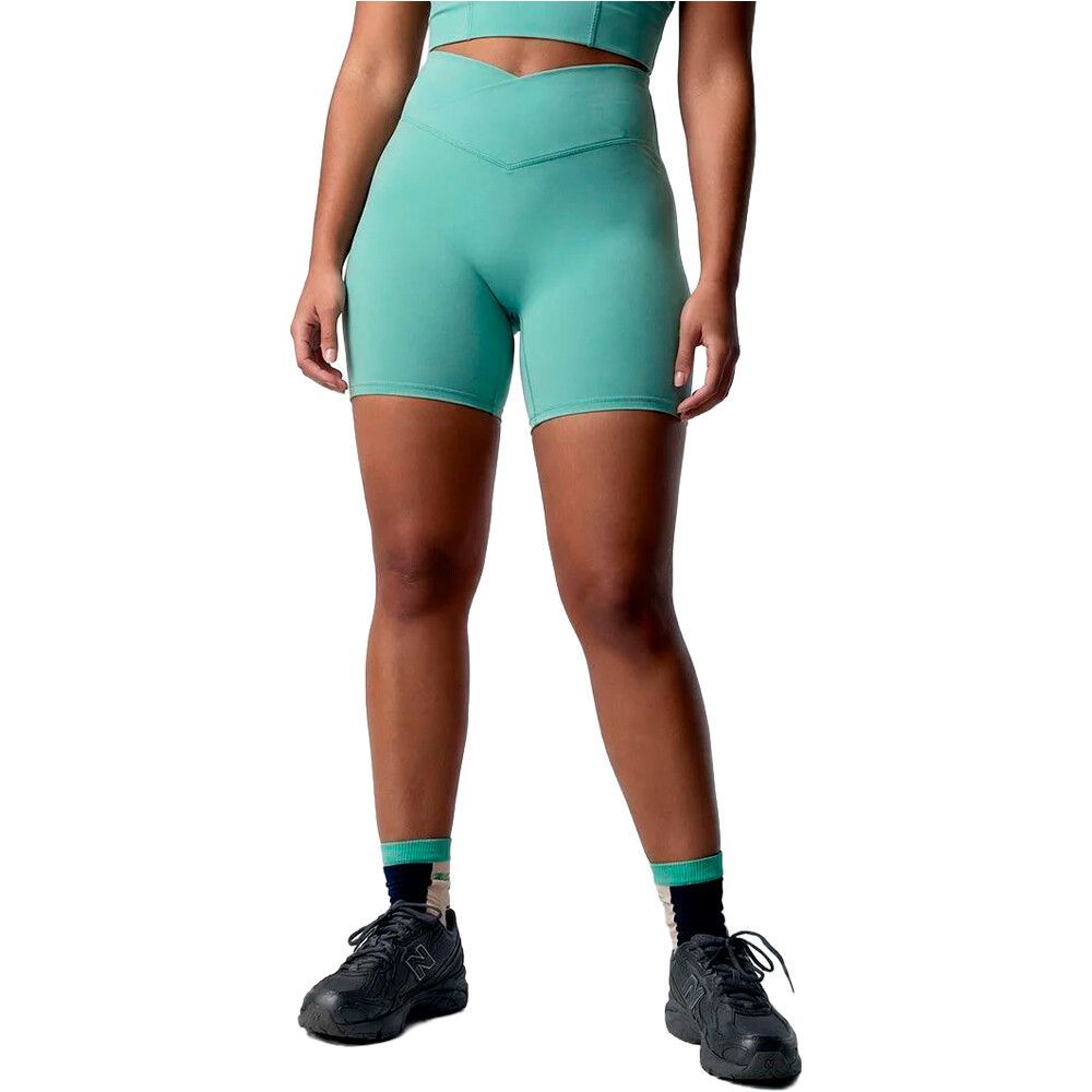 Black Limba pantalones y mallas cortas fitness mujer Ica vista frontal