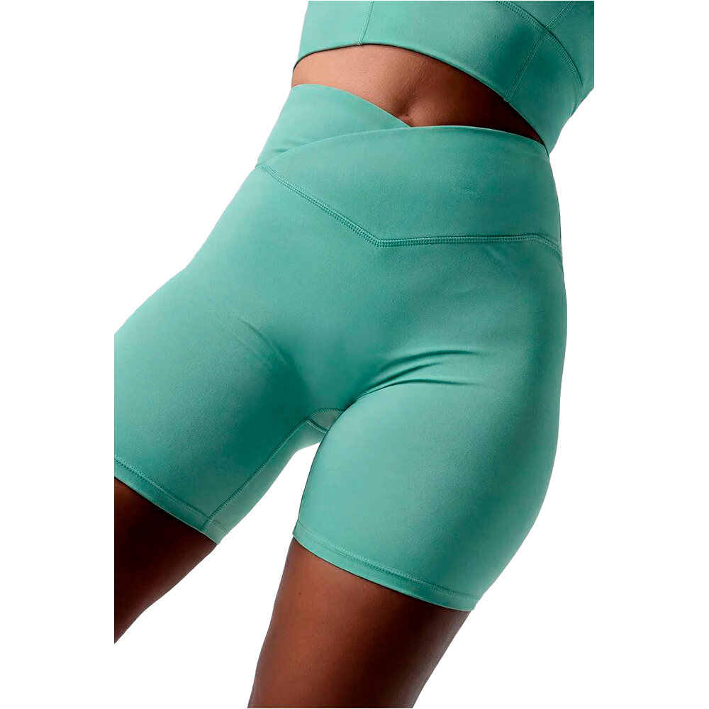 Black Limba pantalones y mallas cortas fitness mujer Ica vista trasera