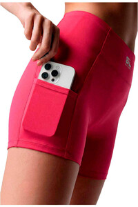 Black Limba pantalones y mallas cortas fitness mujer Mini short deportivo Sand vista detalle