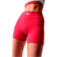Black Limba pantalones y mallas cortas fitness mujer Mini short deportivo Sand vista frontal