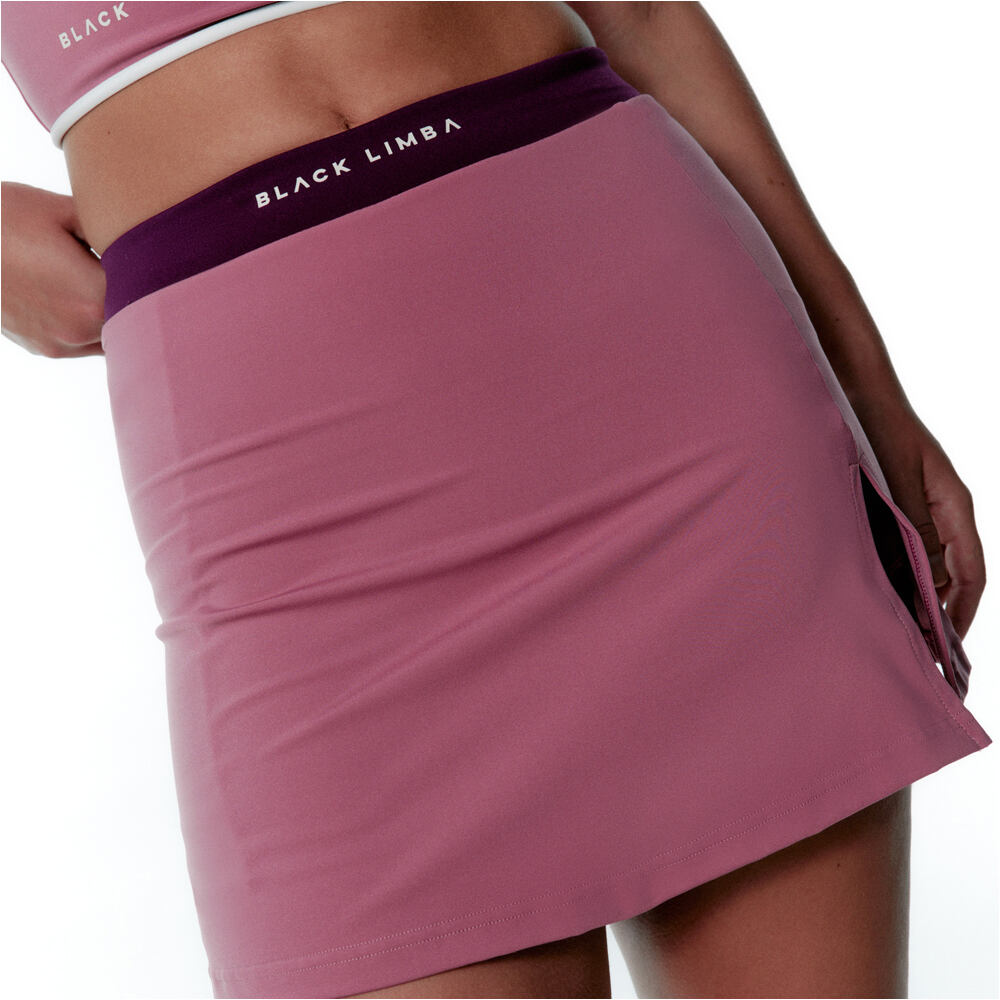 Black Limba pantalones y mallas cortas fitness mujer Power Play vista frontal