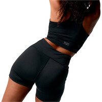 Black Limba pantalones y mallas cortas fitness mujer Sand vista trasera