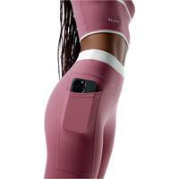 Black Limba pantalones y mallas largas fitness mujer CourtEdge vista detalle