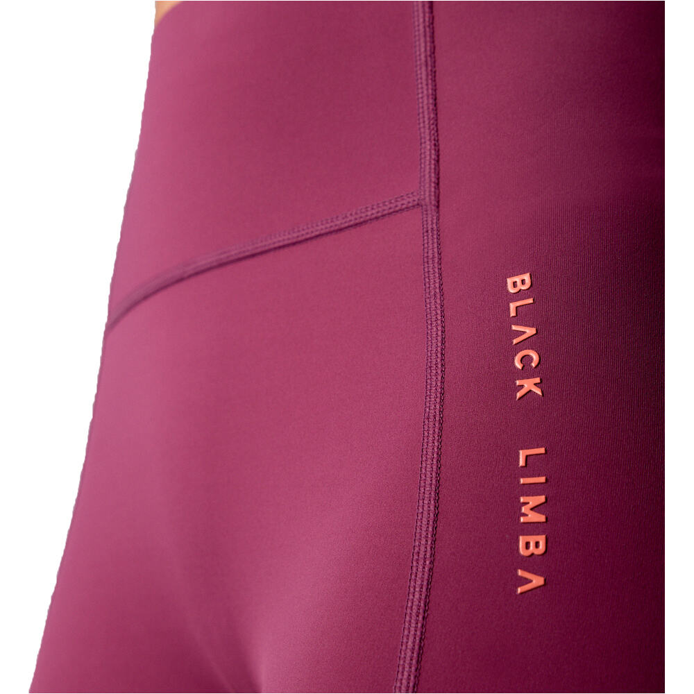 Black Limba pantalones y mallas largas fitness mujer Curve Line vista detalle
