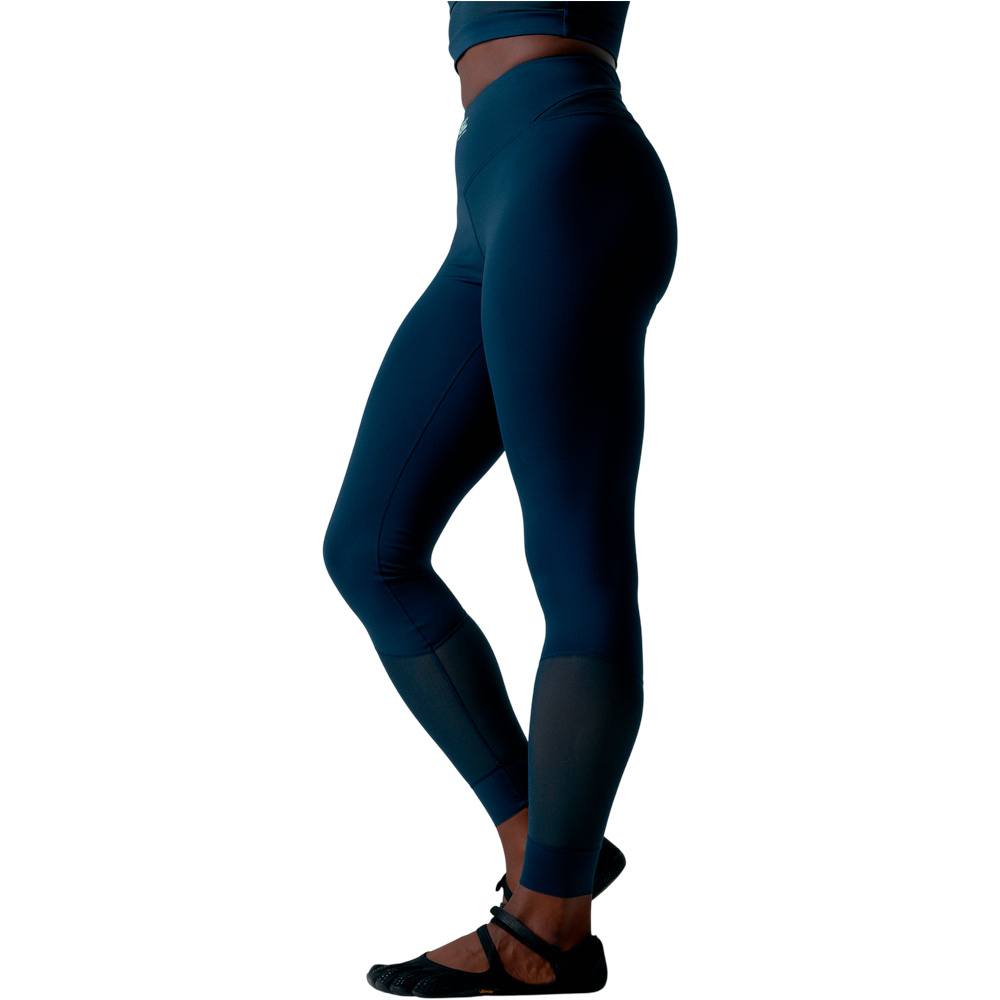 Black Limba pantalones y mallas largas fitness mujer Deep line vista detalle