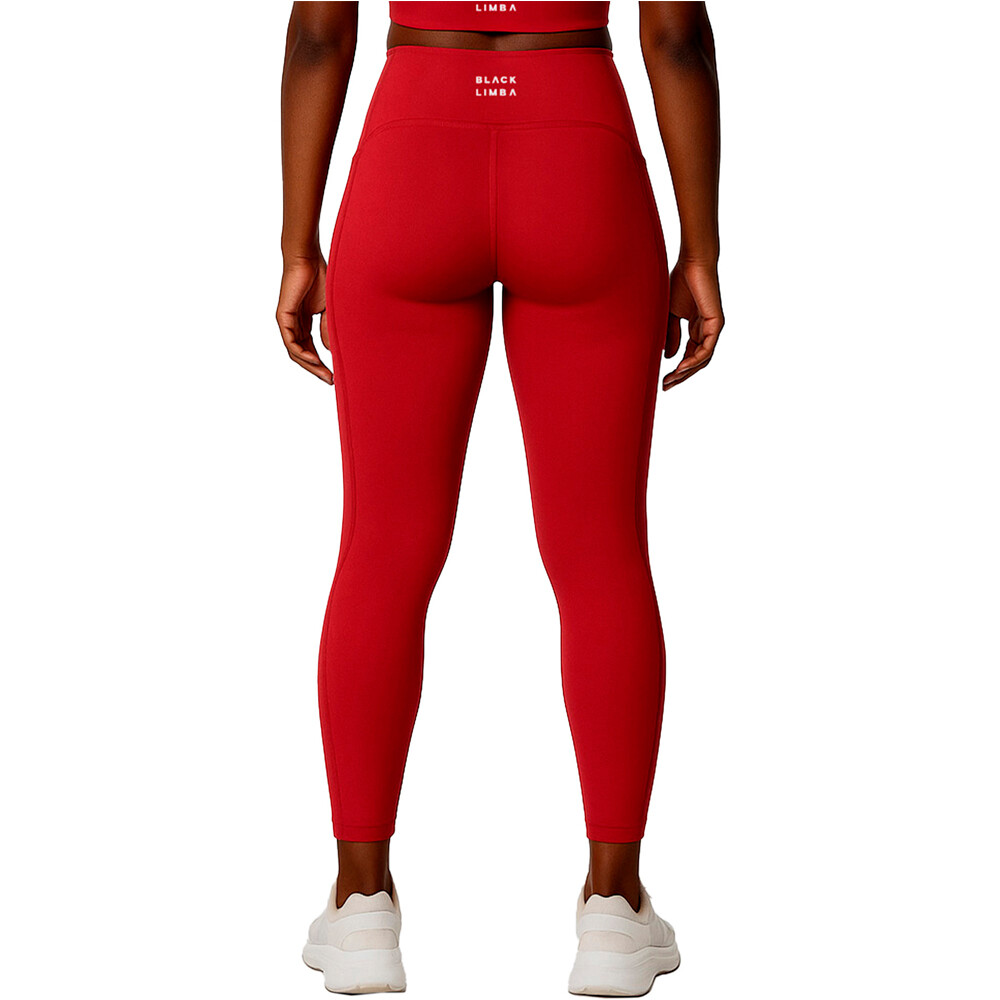 Black Limba pantalones y mallas largas fitness mujer Diardi vista trasera