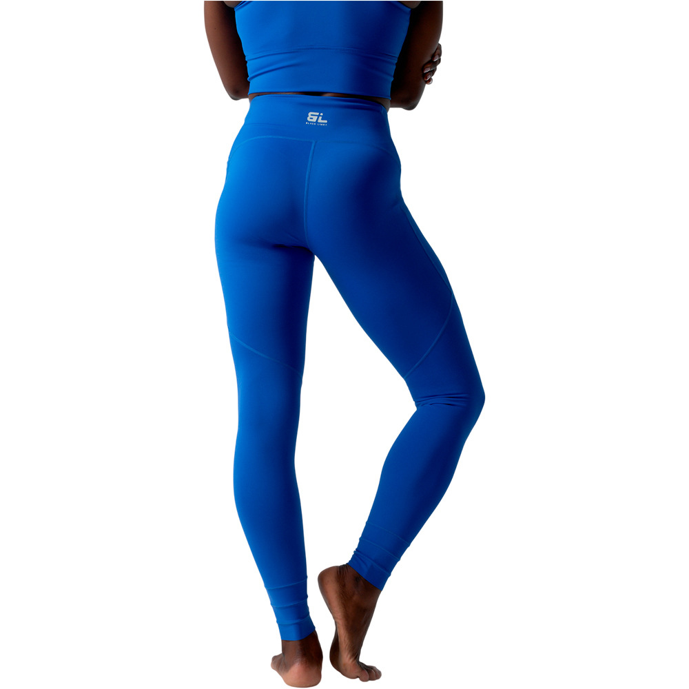 Black Limba pantalones y mallas largas fitness mujer Diardi vista trasera