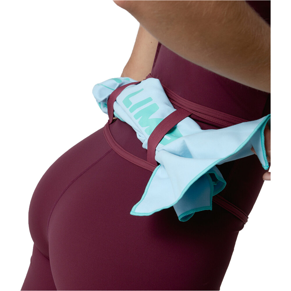 Black Limba pantalones y mallas largas fitness mujer Drive line vista detalle