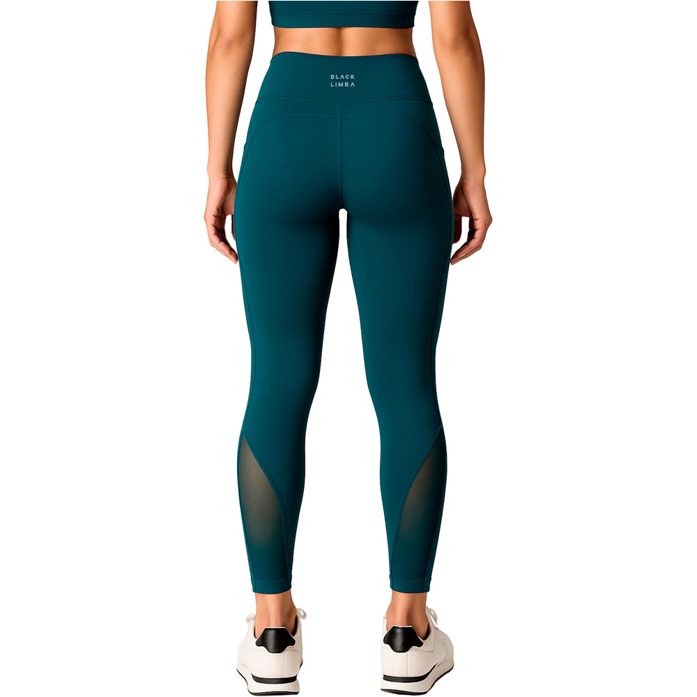 Black Limba pantalones y mallas largas fitness mujer Gilda vista trasera