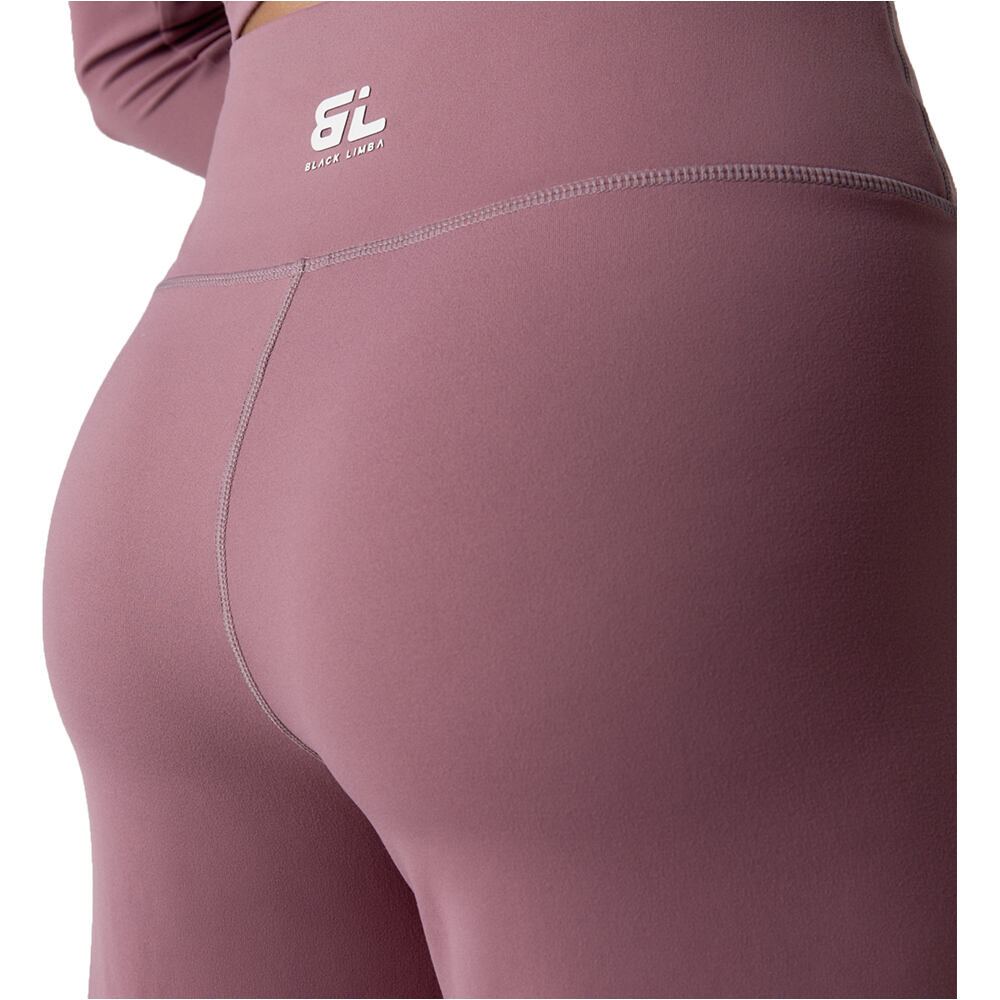 Black Limba pantalones y mallas largas fitness mujer Halves vista detalle