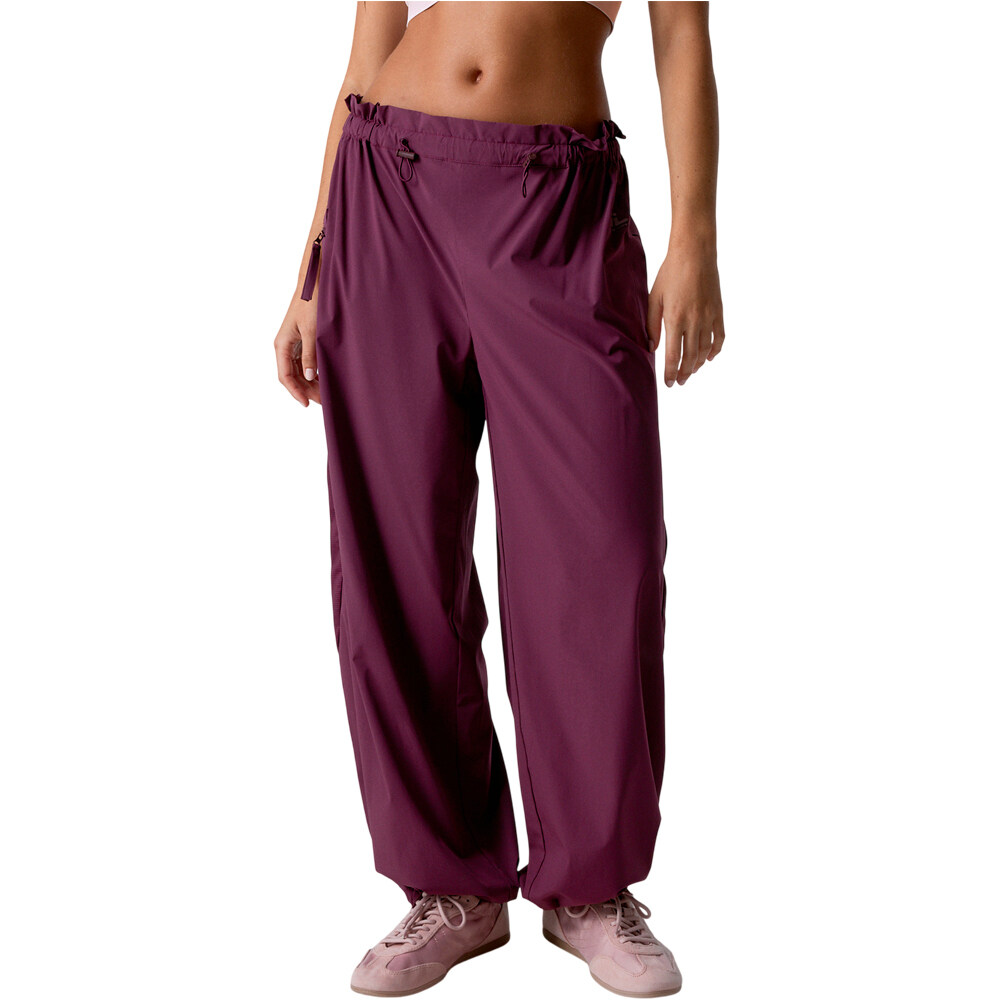 Black Limba pantalones y mallas largas fitness mujer Kinetic vista frontal