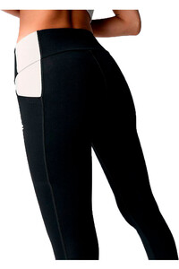 Black Limba pantalones y mallas largas fitness mujer Legging deportivo Boldfit vista trasera