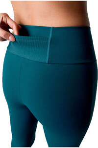 Black Limba pantalones y mallas largas fitness mujer Legging deportivo Tempo vista trasera