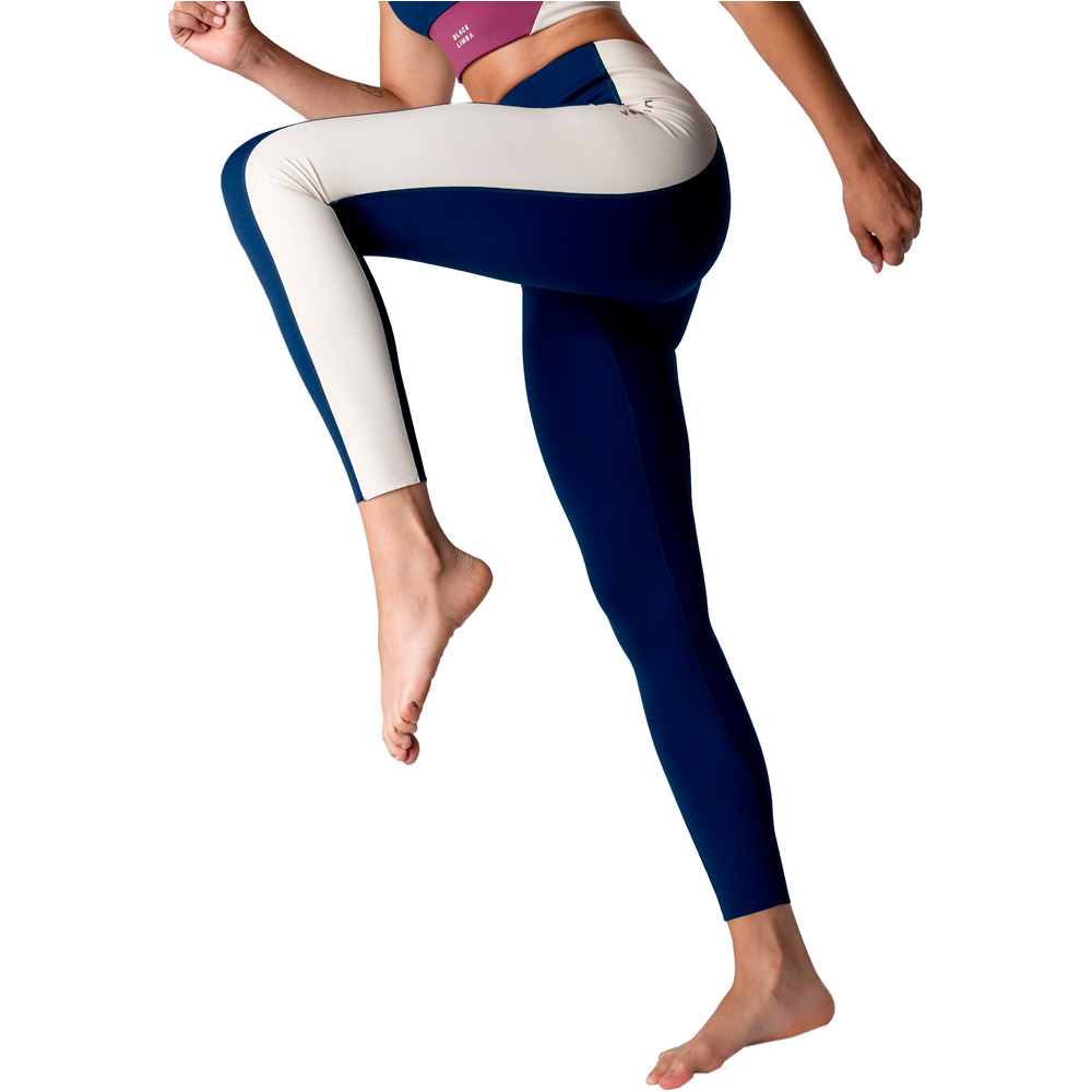 Black Limba pantalones y mallas largas fitness mujer Pace Line vista detalle