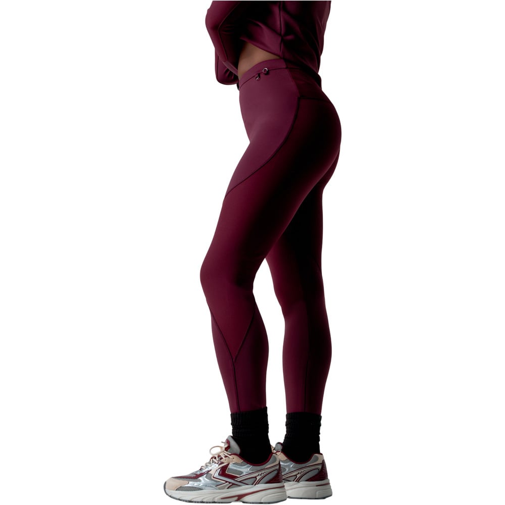 Black Limba pantalones y mallas largas fitness mujer Peak motion vista detalle