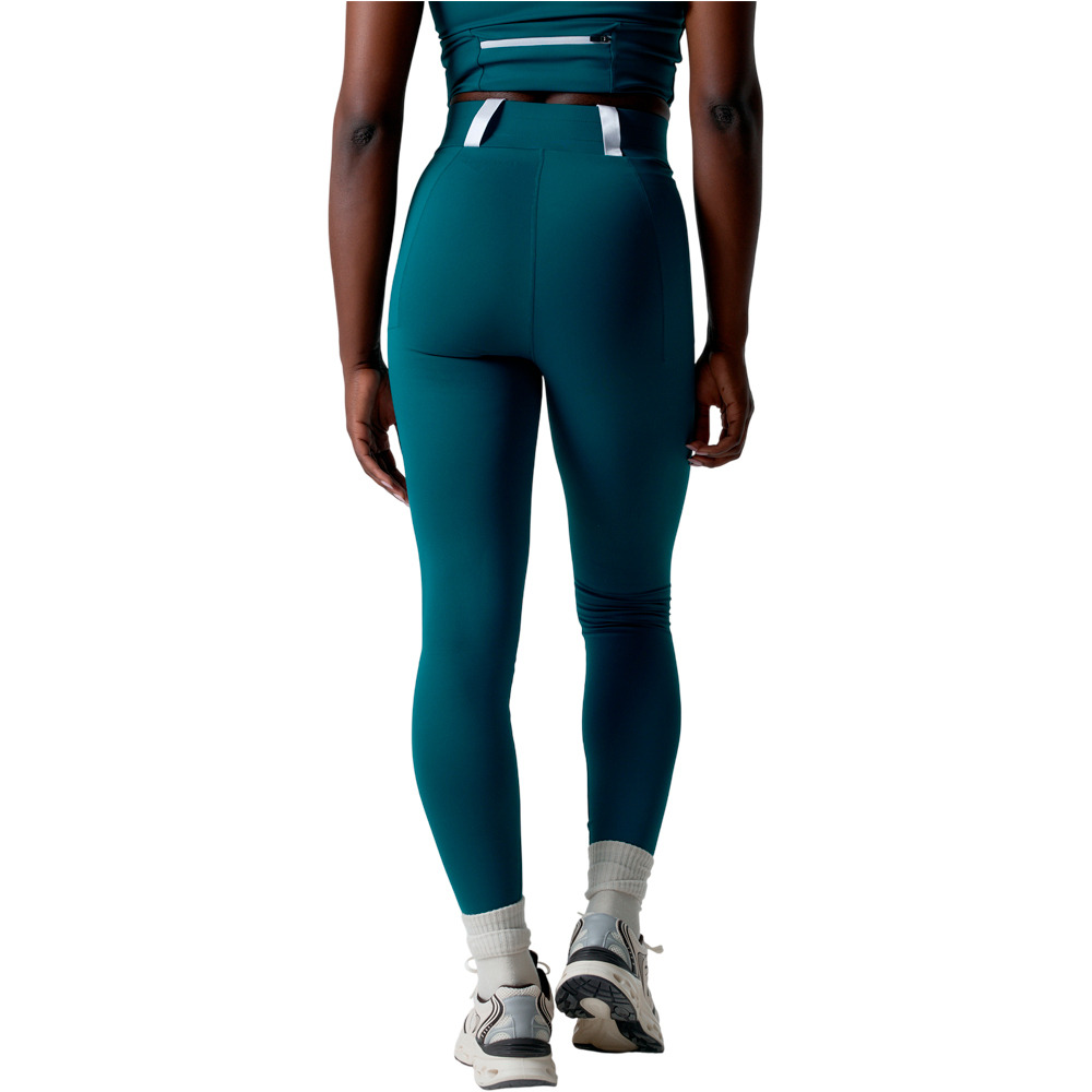 Black Limba pantalones y mallas largas fitness mujer Stamina vista trasera