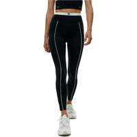 Black Limba pantalones y mallas largas fitness mujer Streetflex vista frontal