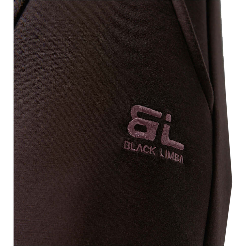 Black Limba pantalones y mallas largas fitness mujer Sun vista detalle
